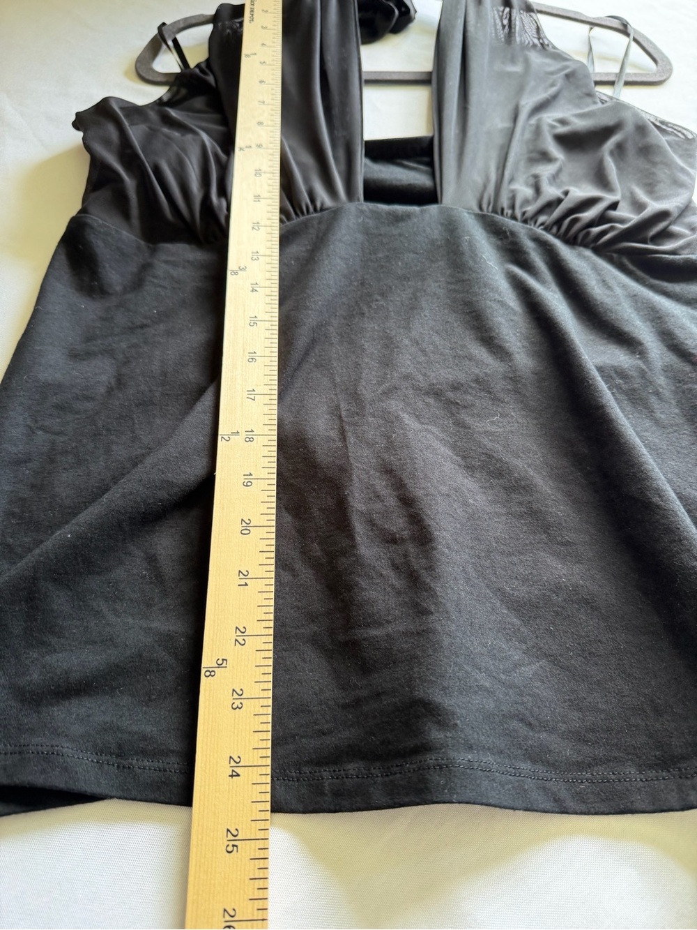 NWT Torrid Plus Size Foxy Sheer Black Halter Mesh-Panel Camisole. Size 1X - Picture 6 of 6